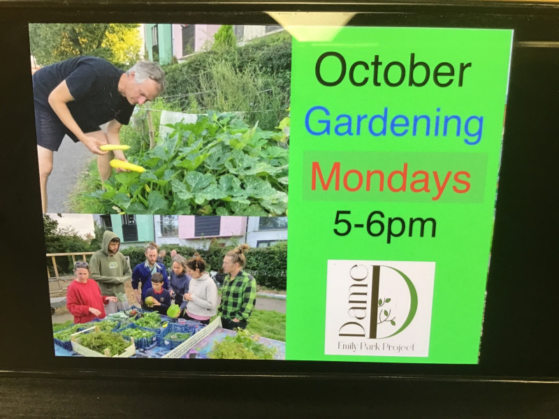 Gardening and activity sessions at Dame Emily Park