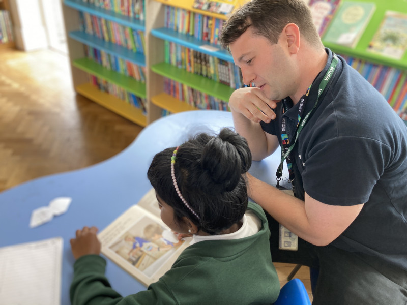 Reading support in Primary schools (30 mins weekly)