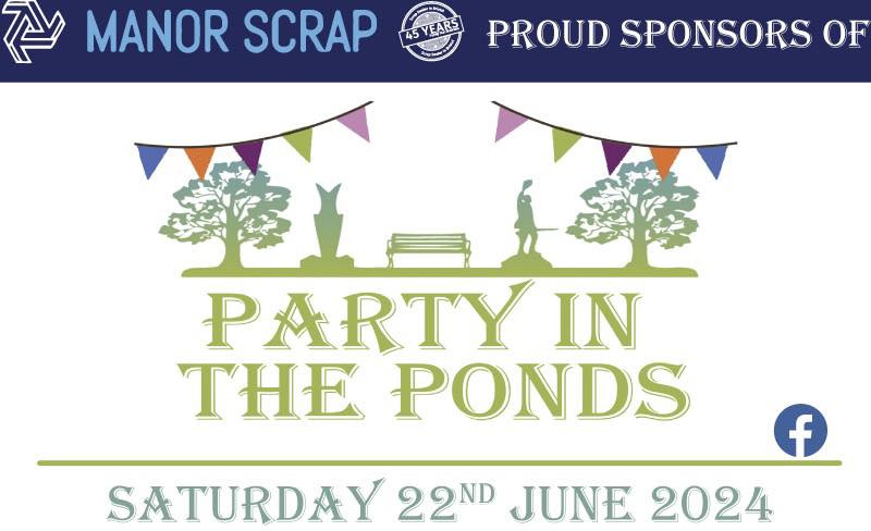 PARTY IN THE PONDS 2024 - VOLUNTEERS NEEDED PLEASE!