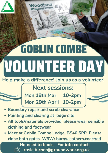 Goblin Combe Volunteering Day