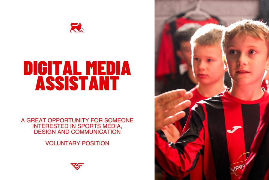 Volunteer Digital Media Assistant ~ Brislington Football Club ~ Media & Creative Team