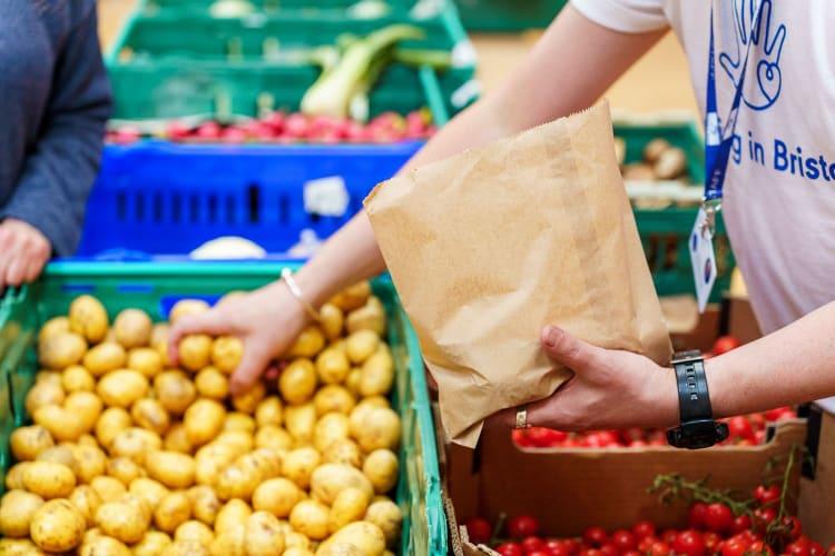 Bristol Goods Food Sorting is for two homelessness prevention pop-up food clubs we run.