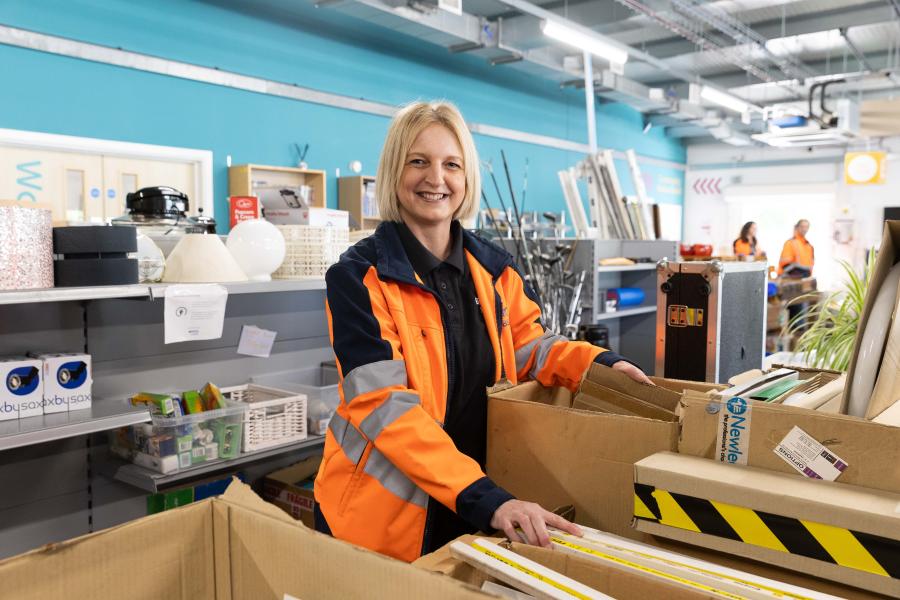 Reuse donations for community projects and charities